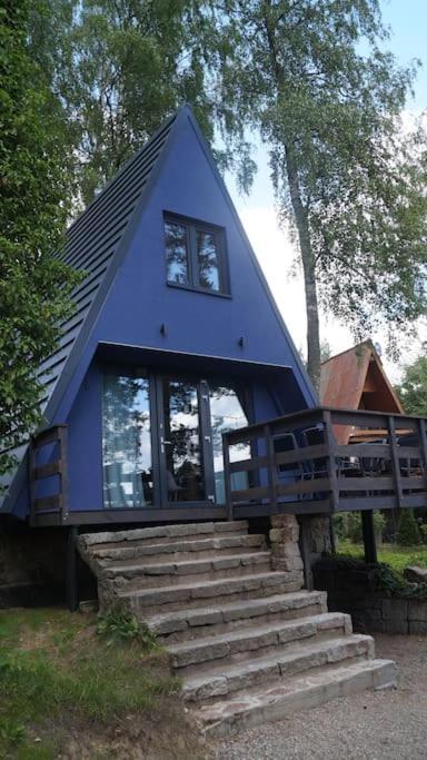 Domek Nad Jeziorem Kaszuby Max 6 Os Bieszkowice Esterno foto